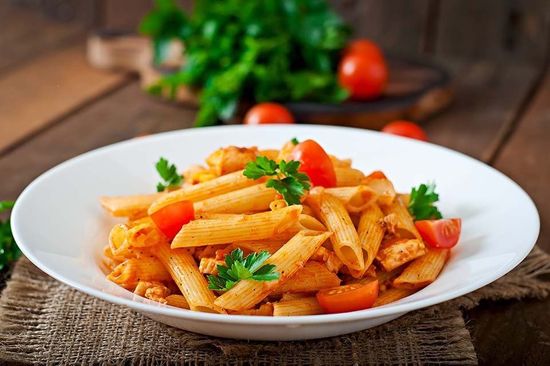 Piatto di penne