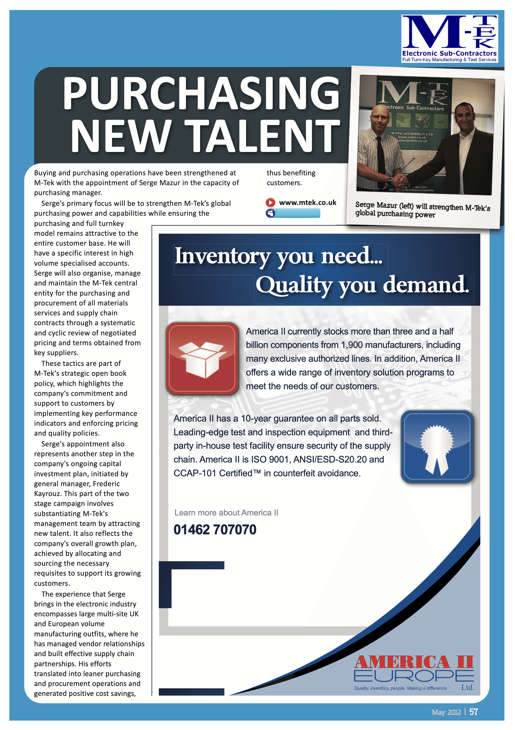 Purchasing new talent poster