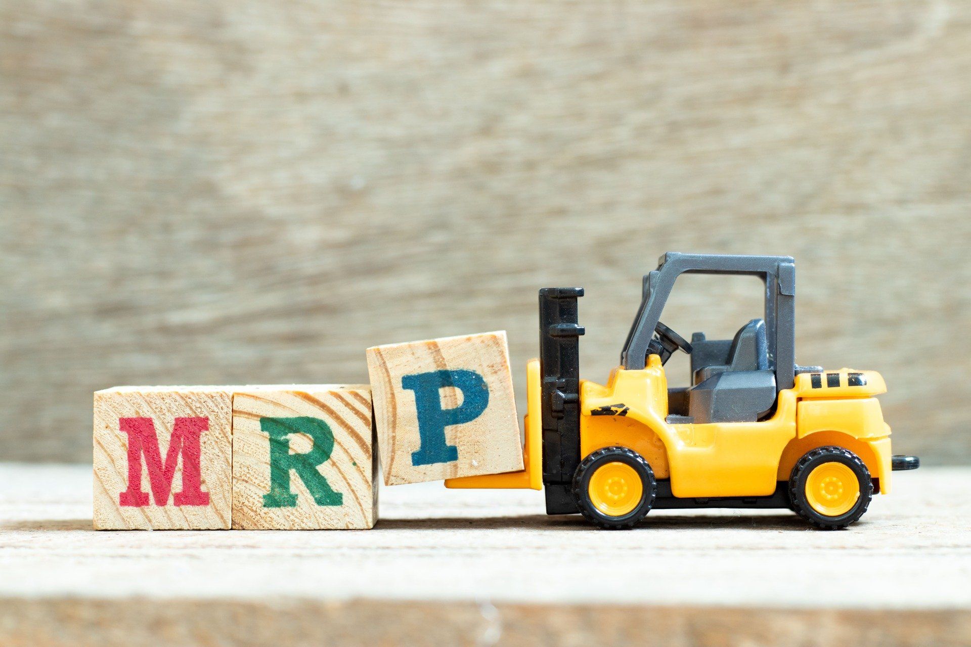 mrp forklift toy material requirements planning