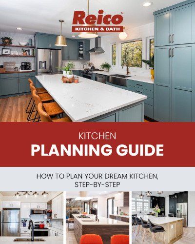 A kitchen planning guide shows how to plan your dream kitchen step by step.