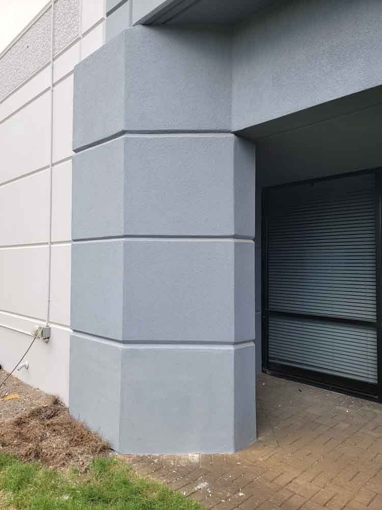 Newly Painted Exterior Wall