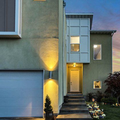 House Exterior at Night