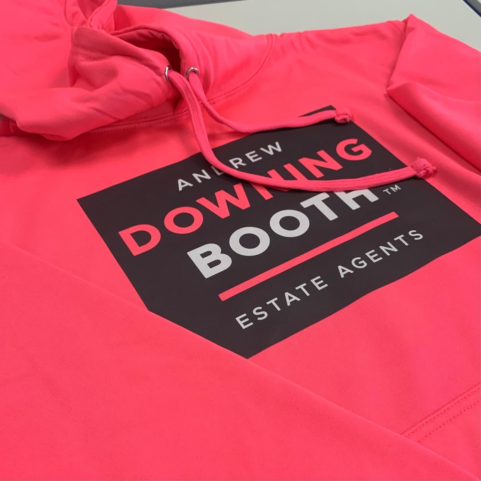 WhiteLodge Pink hooded sweatshirt with