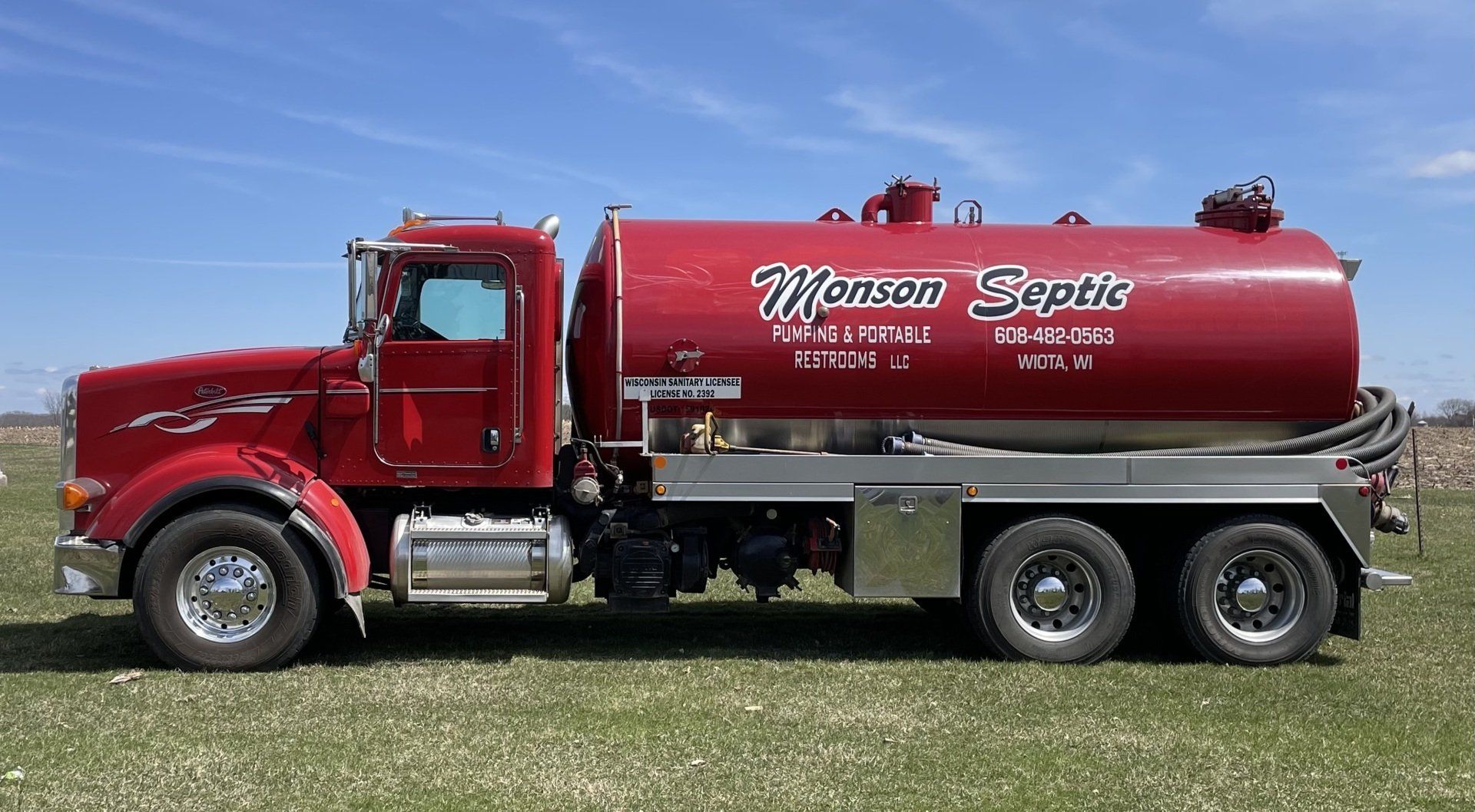 Monson septic truck