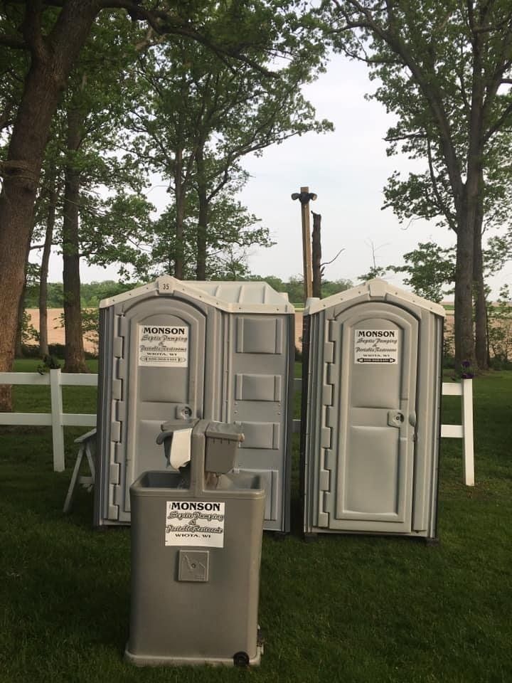 Portable Toilets and Hand Washing Station