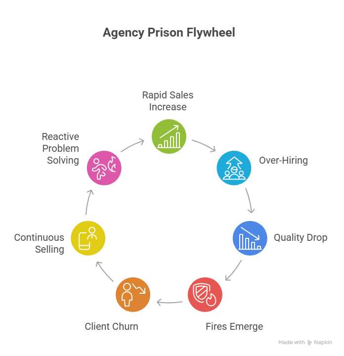 All the ways an agency ownter can see their agency is spiraling 