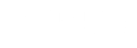 A white logo with blurred edges.