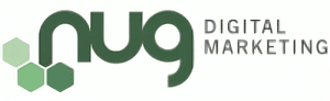 Logo for NUG Digital Marketing: green