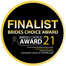 brides elopment choice award 2021 Noosa Hinterlands Noosa Wedding Celebrant