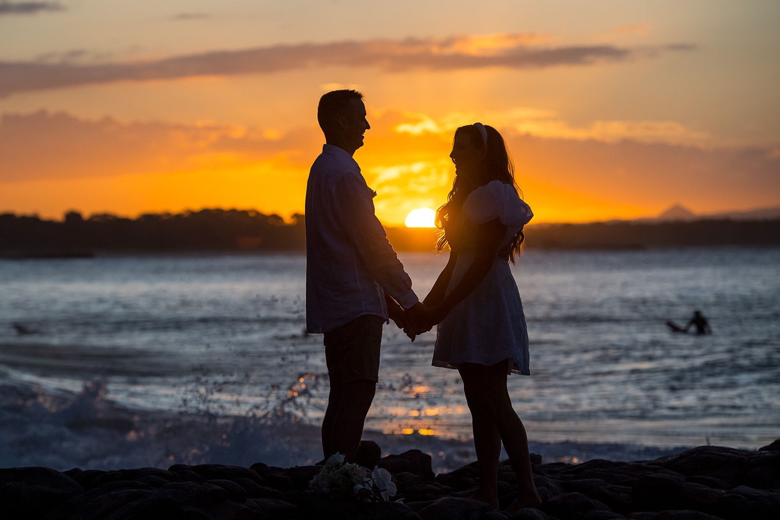 Sunset elopement Sunshine Coast Noosa Wedding Celebrant