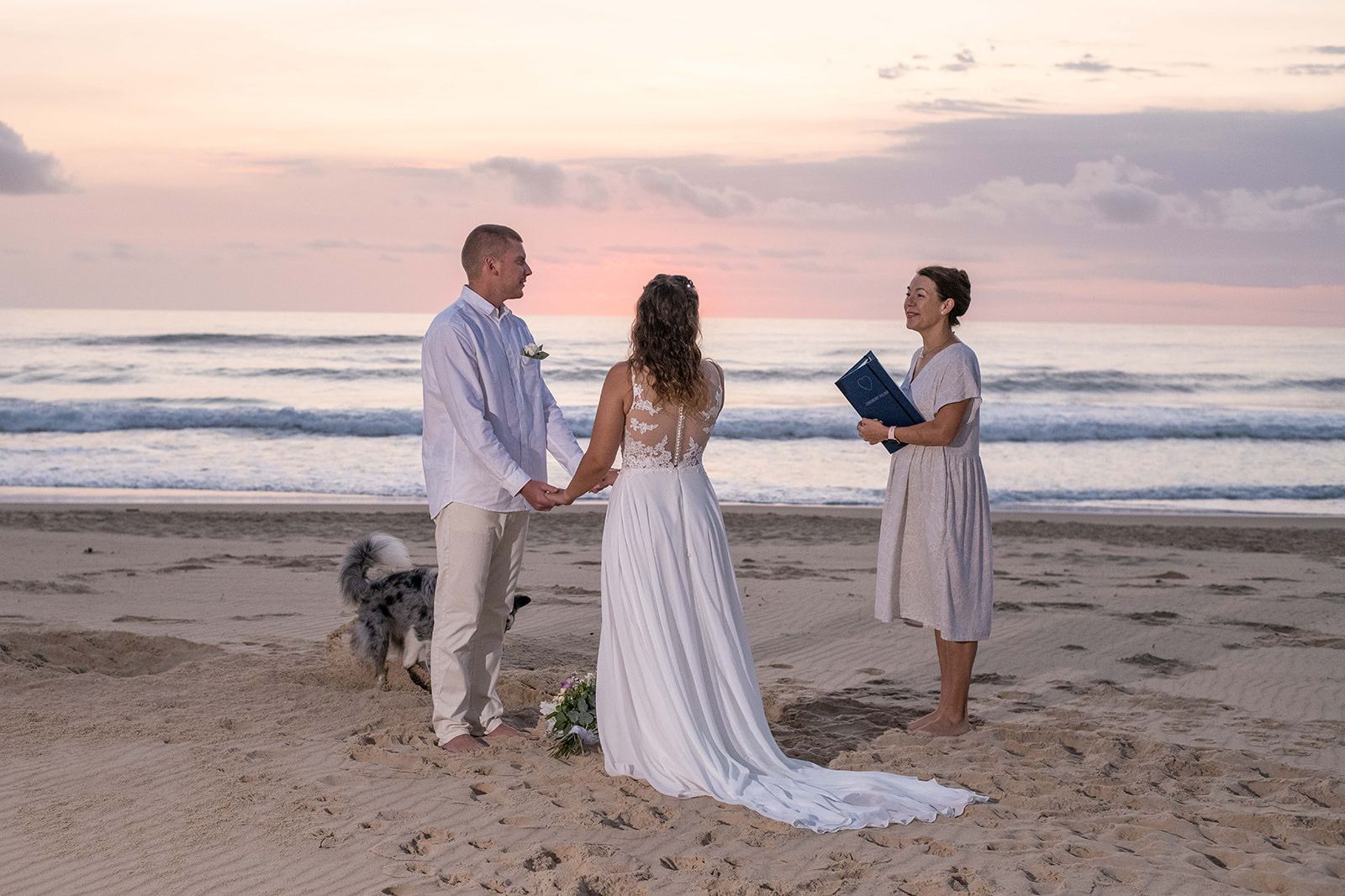 noosa wedding by the ocean