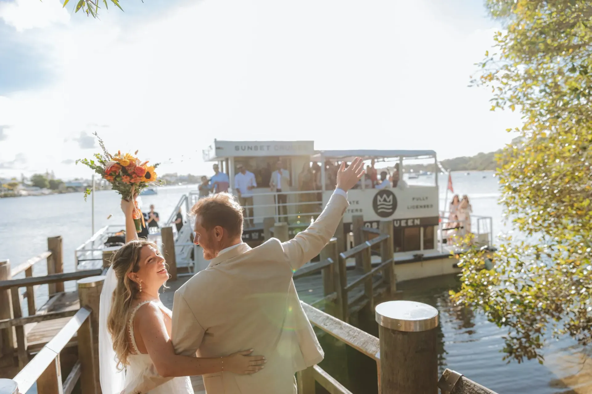 Elopement Wedding on Noosa Boast