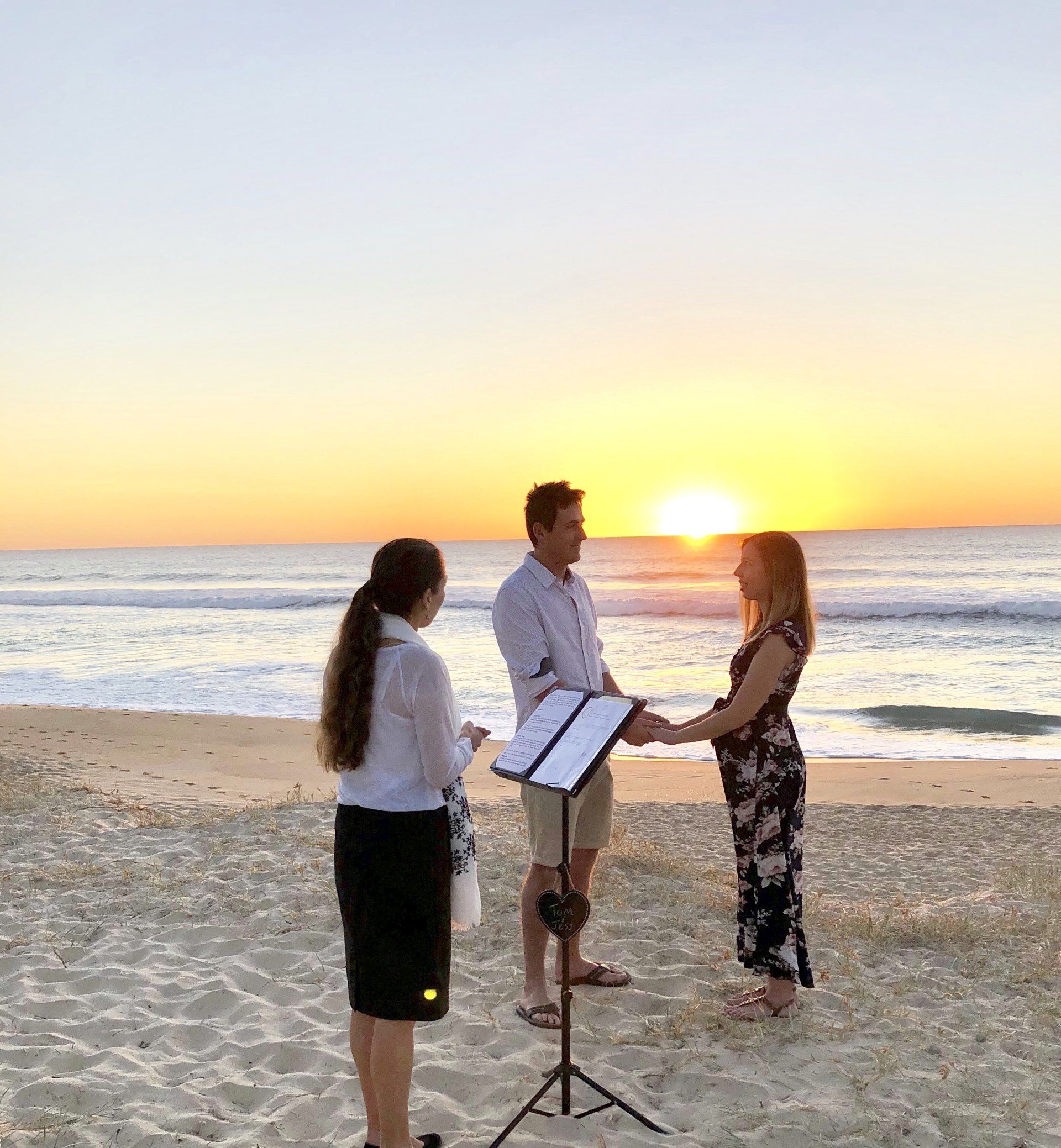 Locations for sunrise weddings Sunshine Coast Noosa Wedding Celebrant