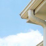 Installed Downspout — Governor John Sevier Knoxville, Tennessee — Goddard Continuous Guttering