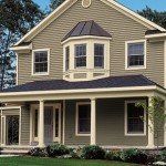 Grey House with Siding — Governor John Sevier Knoxville, Tennessee — Goddard Continuous Guttering