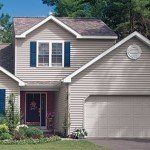 House with White Vinyl Siding — Governor John Sevier Knoxville, Tennessee — Goddard Continuous Guttering