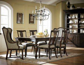 A.R.T. Furniture traditional wood dining room set and chairs
