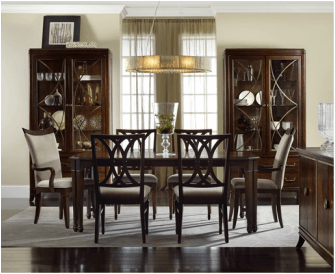 Hooker Furniture wood dining room set