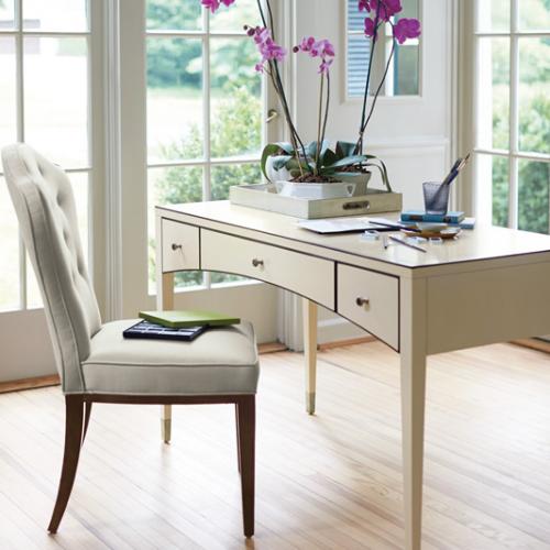 Hooker Furniture white desk and chair