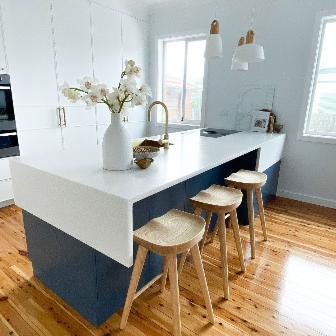 newly installed custom kitchen joinery
