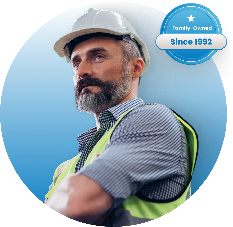 Cozy outdoor patio with seating, fireplace, rug, and vine-covered walls. Blue, white, and orange accents.