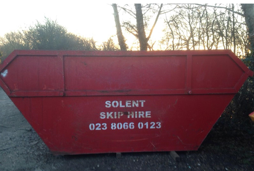 Domestic skip hire for customers in Southampton