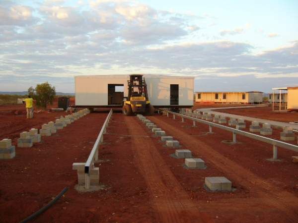 Install of portable Buildings