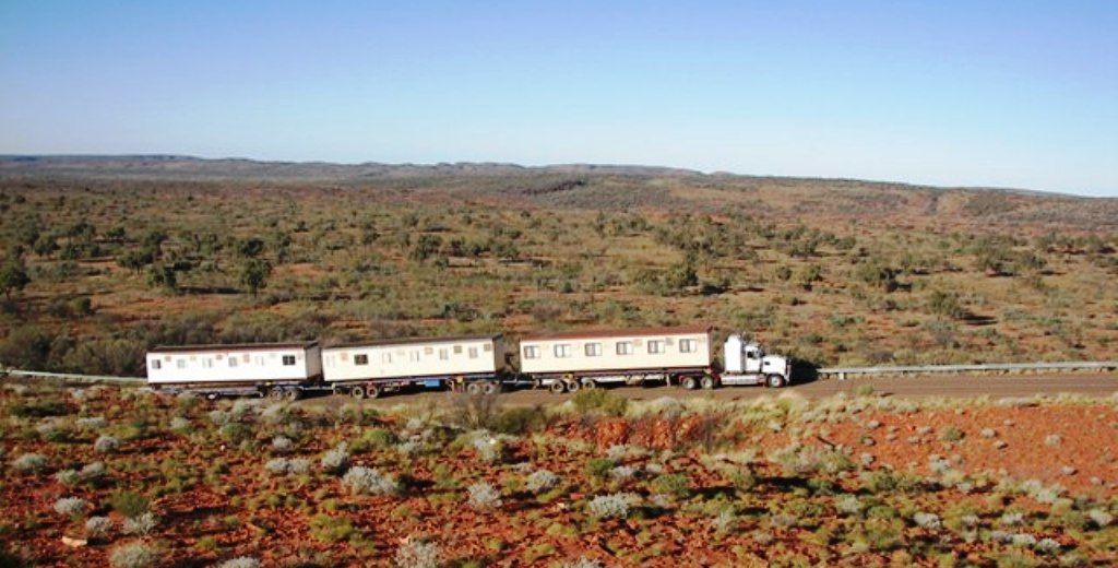 Transportation of demountable buildings