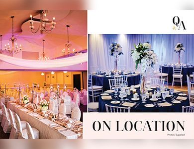 The logo for the wonderful wedding show with a heart in the middle.