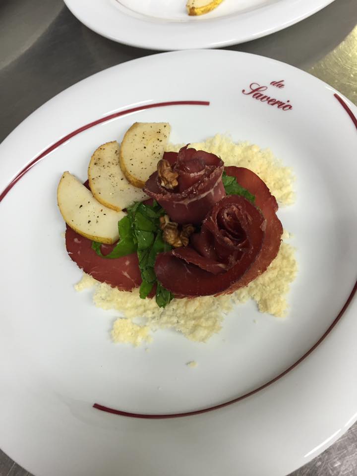 bresaola mele e parmigiano