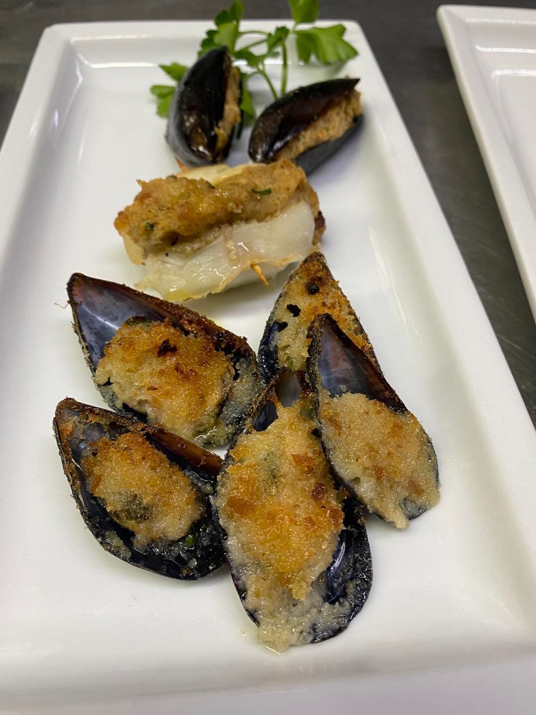 cozze gratinate