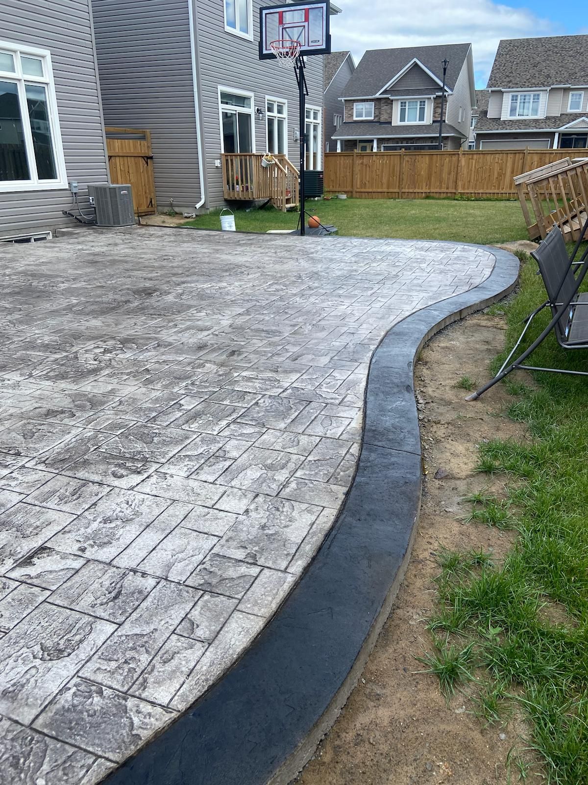 concrete patio outdoors