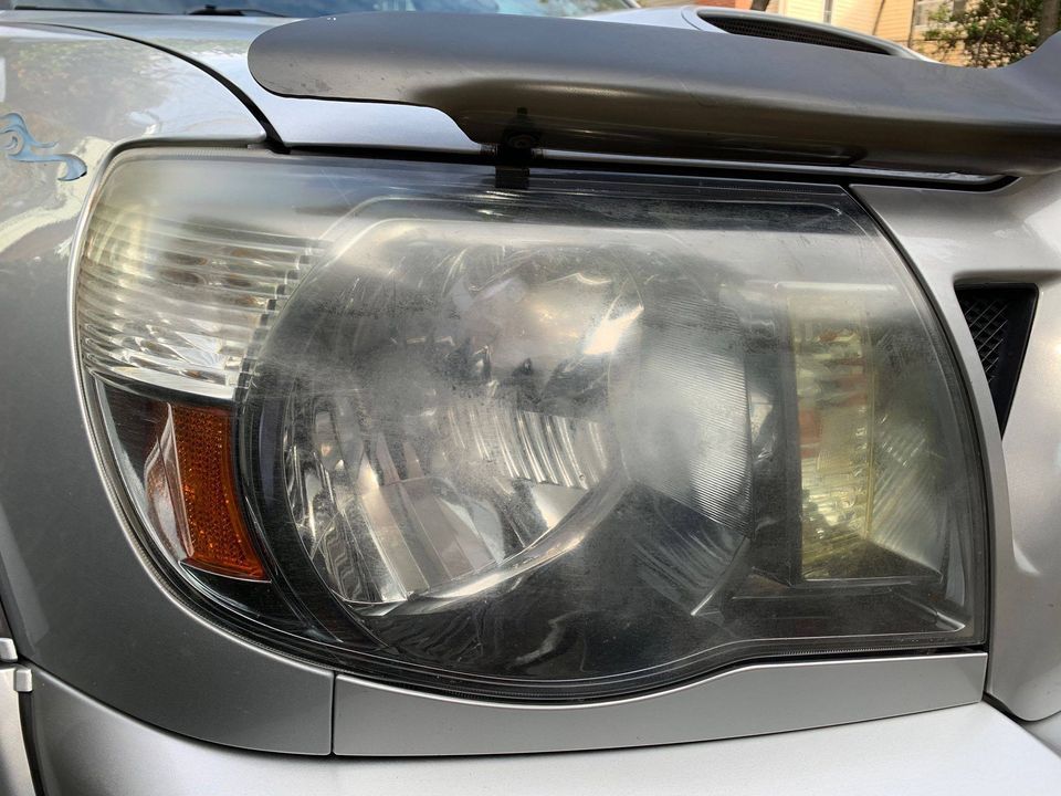 Before Image of A Vehicle Headlamp