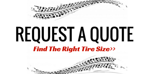 request a quote - find the right tire size