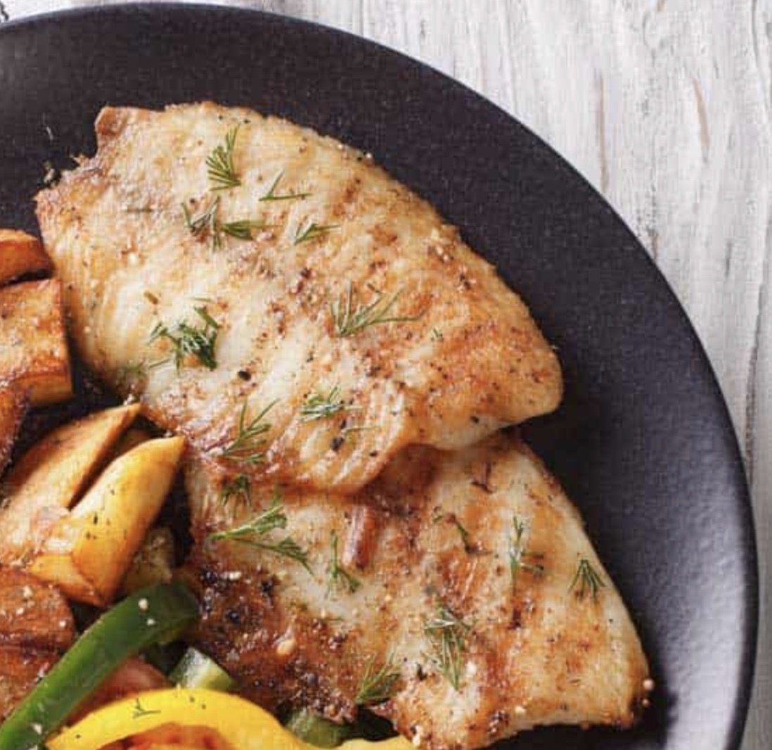 Smokehouse bbq meat and vegetables