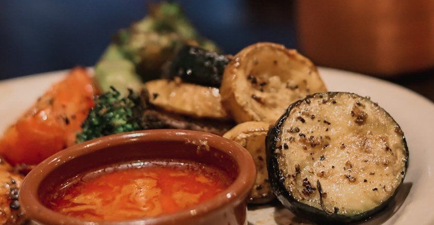 Stir fry vegetables at smokehouse bbq kansas city