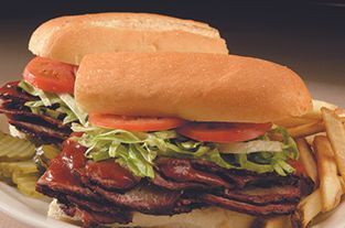 Sandwich and french fries near Indepence Mo