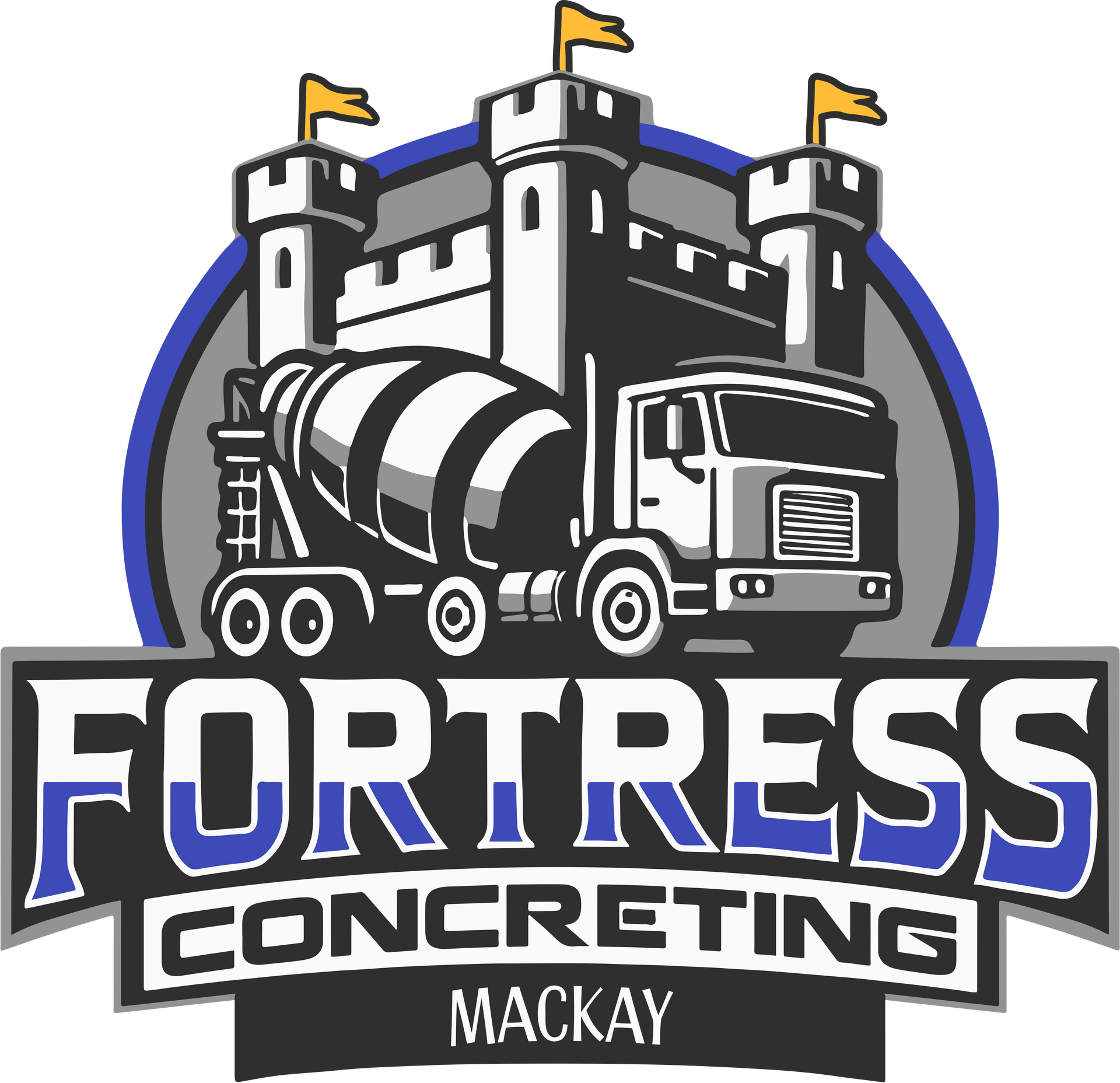 Fortress Concreting Mackay Logo