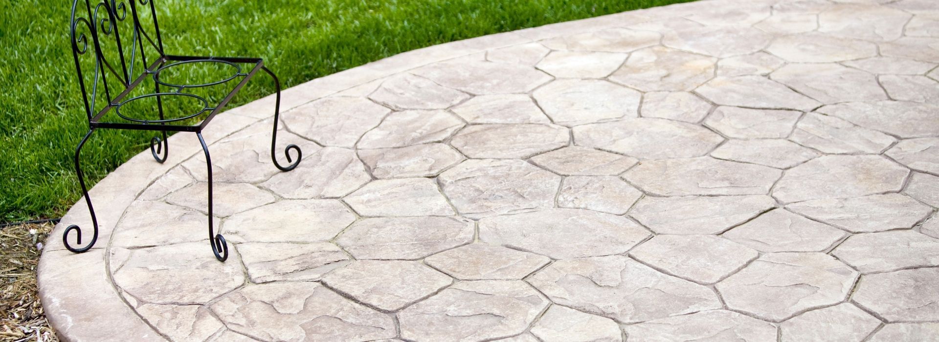 Stamped Concrete Walkway In Mackay