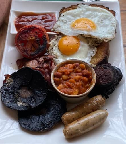 A Large Serving Big Breakfast  — 321 Cafe Learmonth In Learmonth, VIC