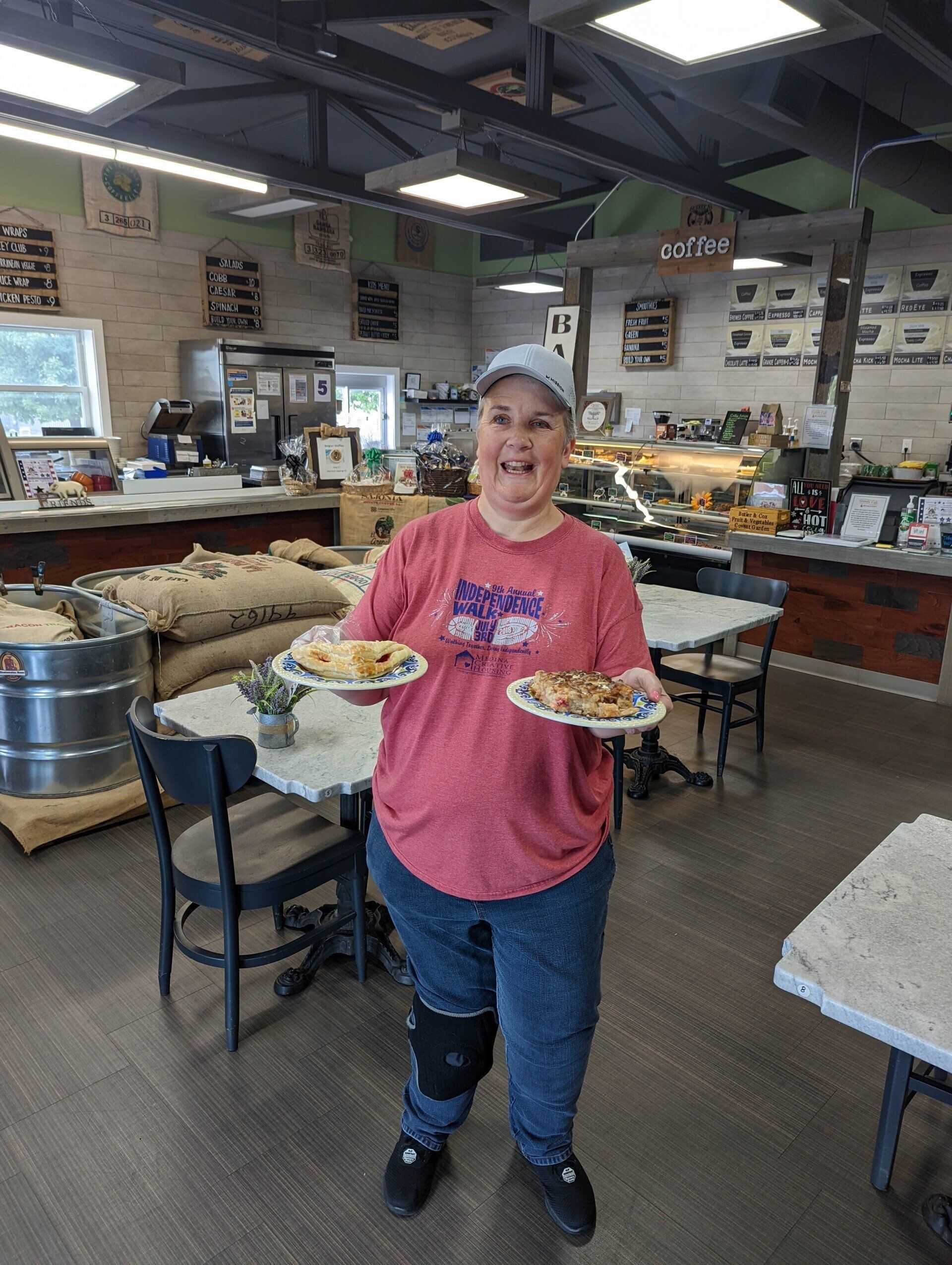 Lady Holding Food — Medina, OH — Medina Creative Housing
