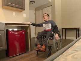 Boy On The Wheelchair — Medina, OH — Medina Creative Housing