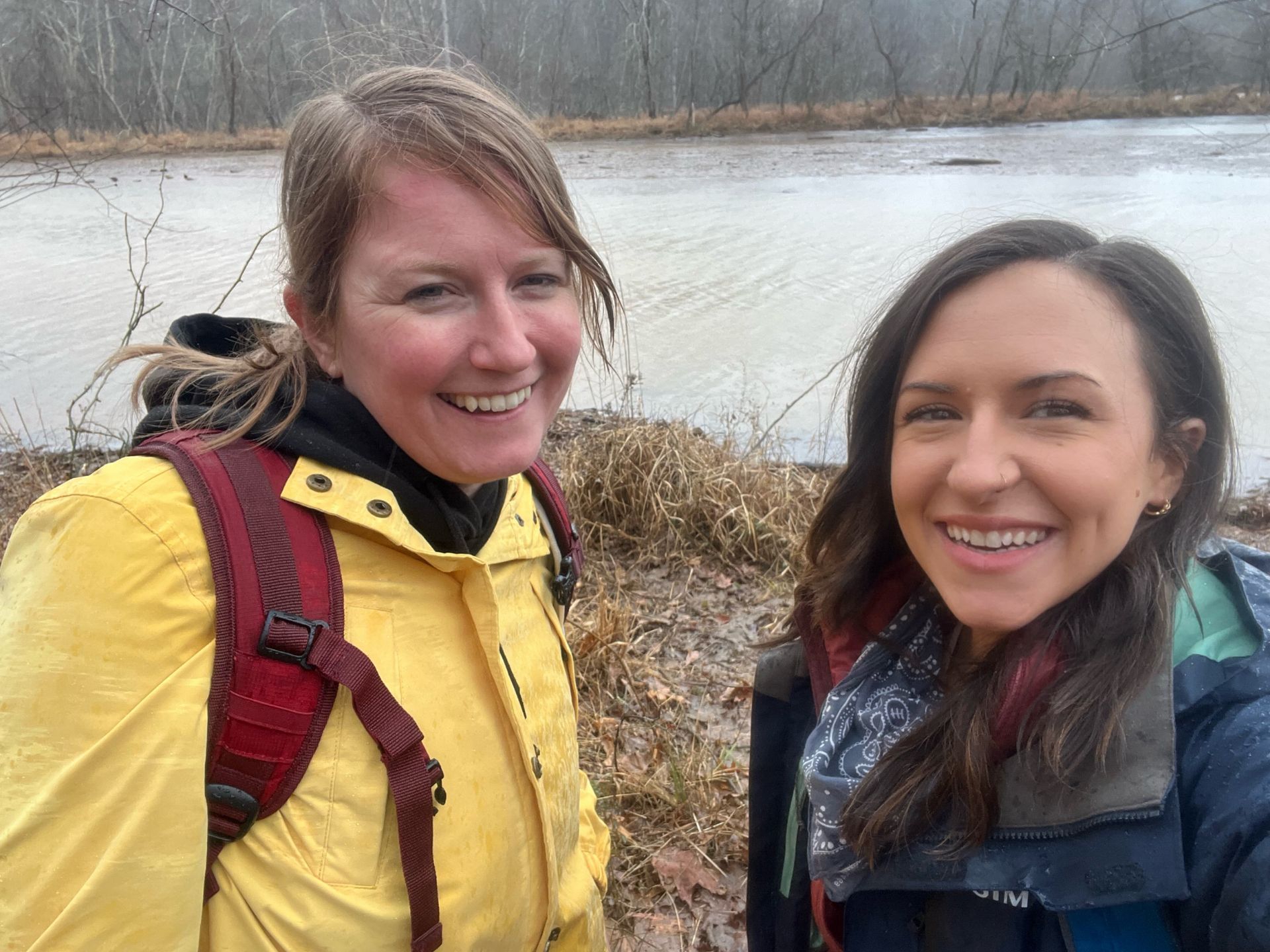 Couple of hikers in Chattahoochee River National Recreation Area