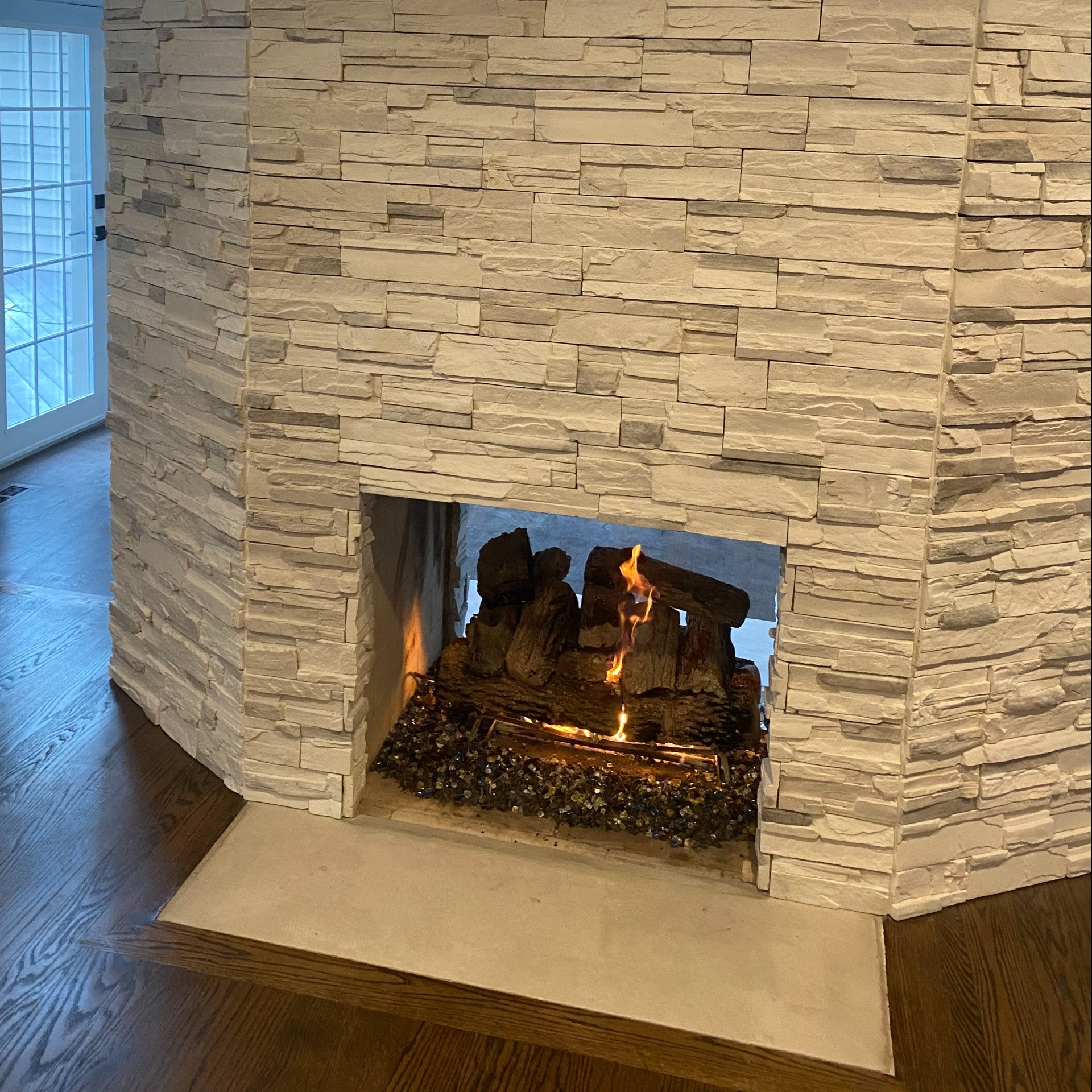 Slate Stone Residential Fireplace