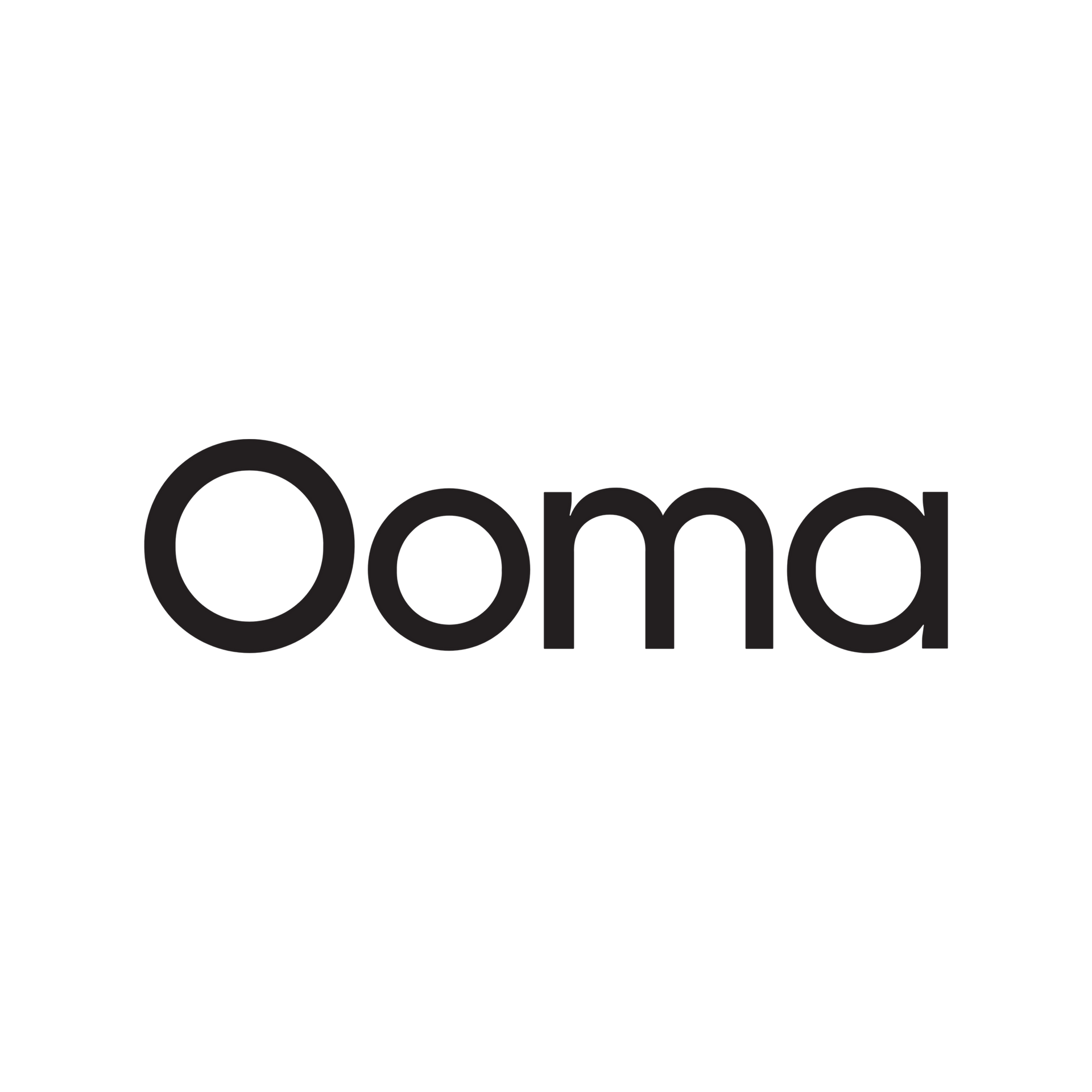 Ooma logo in black text on a white background.
