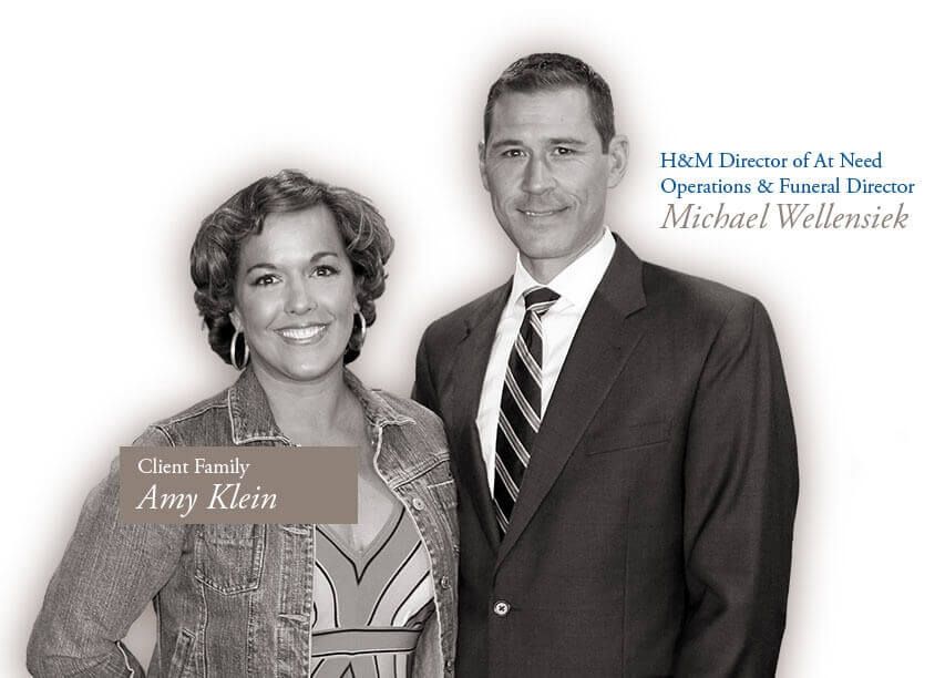 Michael Wellensick and Amy Klein graphic