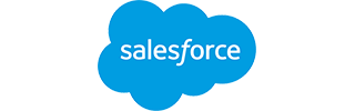 Salesforce logo: blue cloud shape with