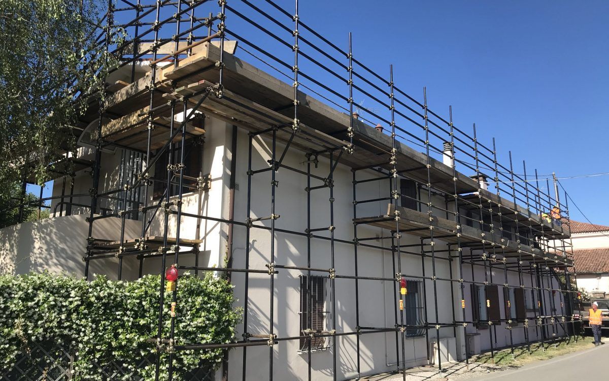 Ponteggio civile – Casa privata