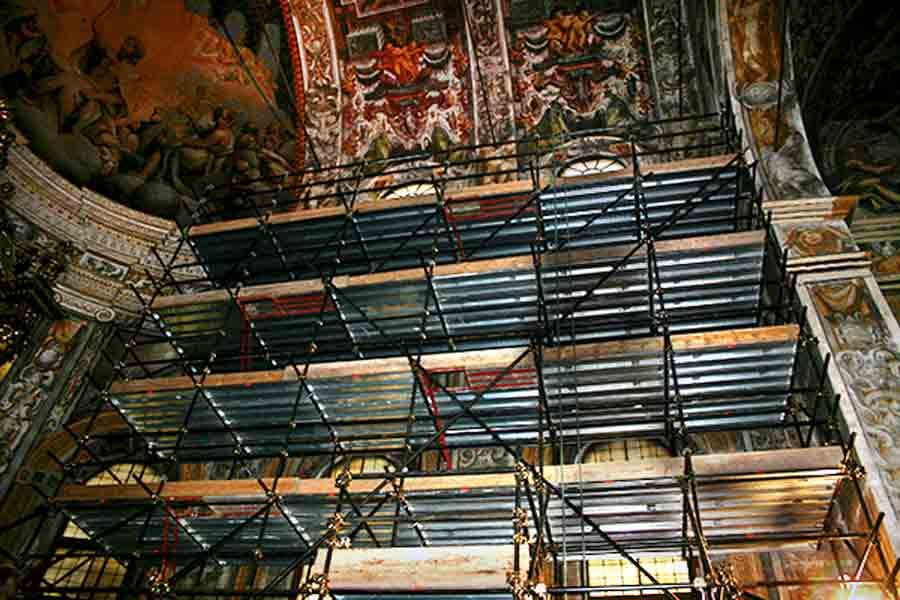 Ponteggio Interno Chiesa Fontevivo – Parma