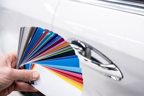 campioni di colori di vernici per auto